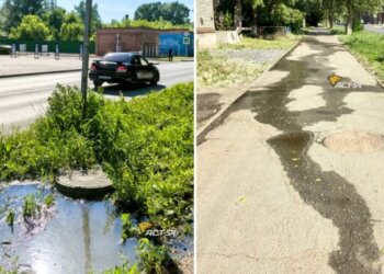 Зловонная «река» в Октябрьском районе: горожане жалуются на неприятный запах