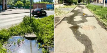 Зловонная «река» в Октябрьском районе: горожане жалуются на неприятный запах