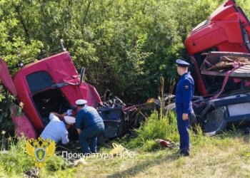 Под Новосибирском столкновение пяти авто унесло жизни трёх человек.