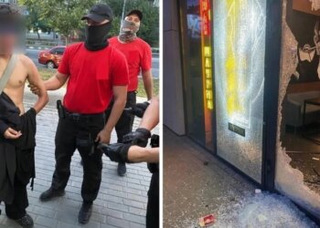 В Новосибирске банда из 15 человек в масках устроила погром в пивной