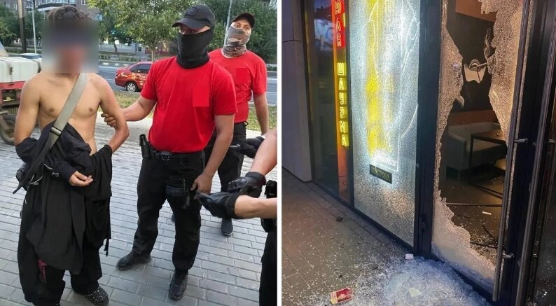 В Новосибирске банда из 15 человек в масках устроила погром в пивной