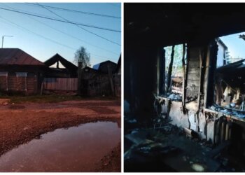 Семейная пара сгорела заживо в пожаре в Красноярском крае