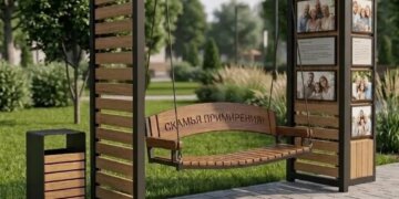 На Михайловской набережной появится лавочка для семейных переговоров