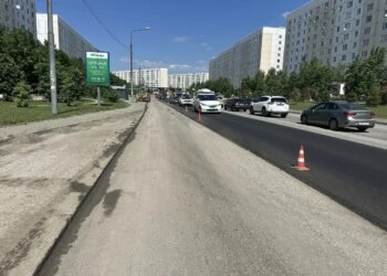 Масштабный дорожный ремонт начался на Плющихинском жилмассиве Новосибирска