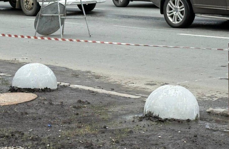 Мэр Новосибирска выступил против бетонных полусфер на улицах города