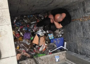 Новосибирец упал в домовой приямок