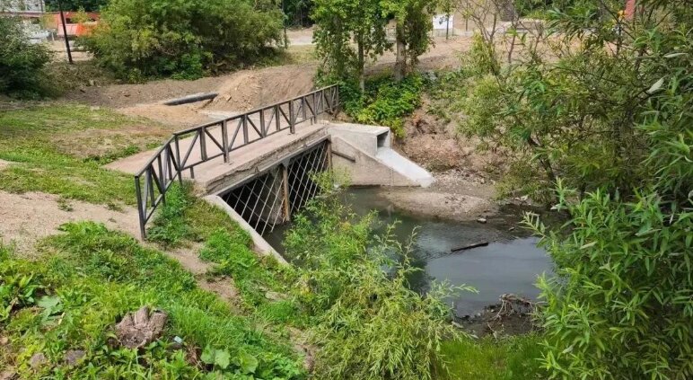 В Новосибирске завершено строительство системы водоотведения у парка «Каменка»