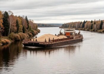 Мэрия «выселяет» пескобазу с берега Оби