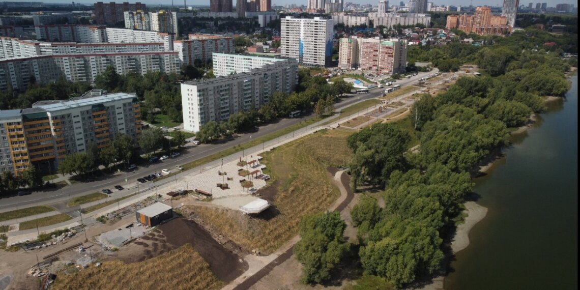 Парк «Чемской берег» в Новосибирске откроют до конца октября, первые локации — в сентябре