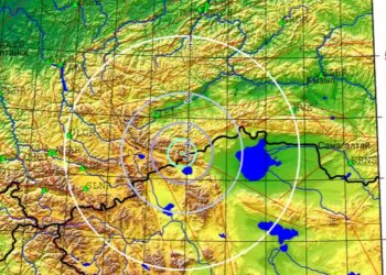 Землетрясение магнитудой 4,1 произошло на границе Тувы с Монголией