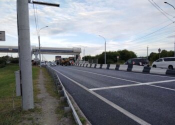 В Новосибирске за 10 дней отремонтировали дорогу в Толмачёво