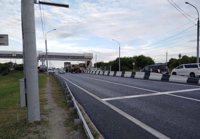 В Новосибирске за 10 дней отремонтировали дорогу в Толмачёво