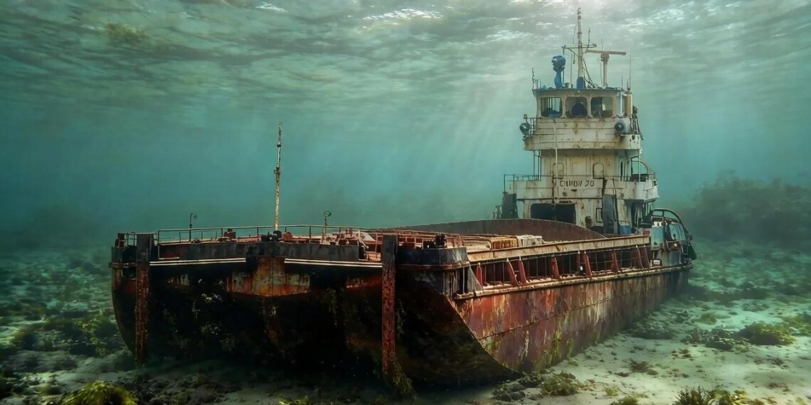 Со дна Обского моря поднимут три затонувшие баржи