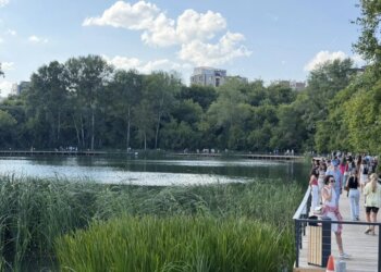 В Новосибирске открылась новая зона отдыха и спорта у озера Верховое