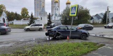 В Новосибирске виновником массового ДТ стал мужчина, потерявший сознание за рулём