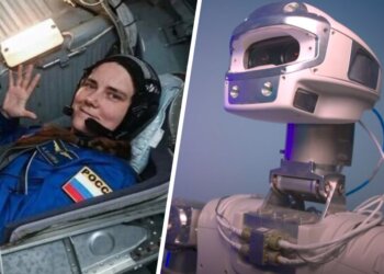 Новосибирский космонавт подготовила эксперимент с роботом «Теледроид»: оборудование уже на МКС