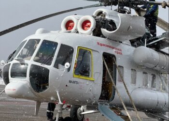Жёсткая посадка вертолёта Ми-8 произошла в Красноярском крае