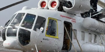 Жёсткая посадка вертолёта Ми-8 произошла в Красноярском крае