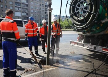 В Новосибирске промыли рекордное количество ливнёвок