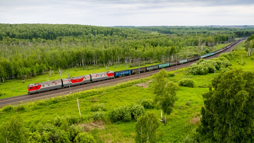Со станций НСО в августе отправили 2,2 млн тонн грузов