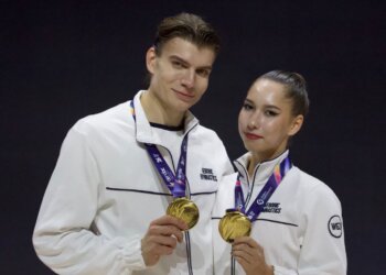 Новосибирец стал чемпионом мира по спортивной аэробике в паре