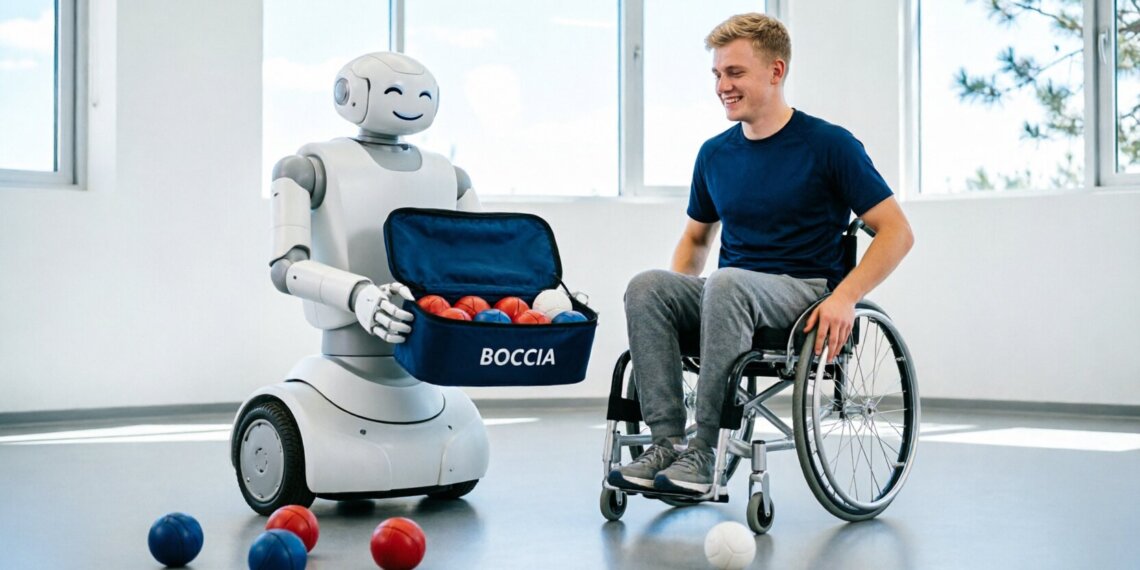 Студент НГТУ создаёт робота-помощника для паралимпийской игры бочча