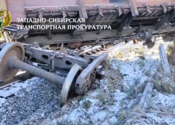 В Новосибирской области сошли с рельсов четыре полувагона: прокуратура начала проверку