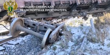В Новосибирской области сошли с рельсов четыре полувагона: прокуратура начала проверку