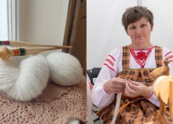Пряха из Новосибирской области продолжает вековую семейную традицию