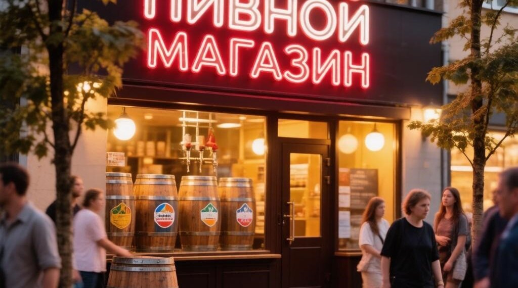 В России снижается число пивнушек и алкомаркетов