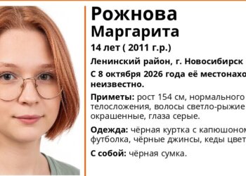 В Новосибирске пропала рыжеволосая 14-летняя девочка